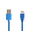 CAVO PROLUNGA USB 3.0 NEDIS CCGP61010BU30 USB A MASCHIO - USB A FEMMINA TONDO 3.00 m BLU